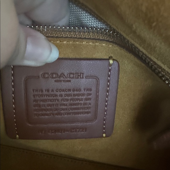 Coach Western Tabby Leather Crossbody Bag - Picture 9 of 9